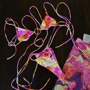 Vibrant Multicolor Bikini Set